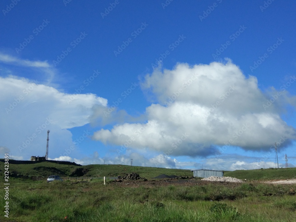 Bright sunny day in Cherrapunji, Meghalaya, India Bright sunny day in Cherrapunji, Meghalaya, India