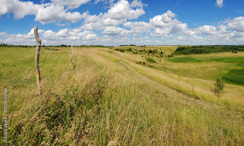 beautiful summer landscape in Russia beautiful summer landscape in Russia