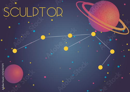 The constellation Sculptor