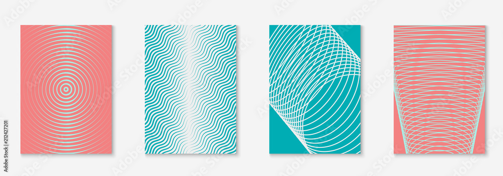 Minimal trendy cover template set. Futuristic layout with halftones. Geometric minimal cover template for book, catalog and annual. Minimalistic colorful gradients. Abstract business illustration. Minimal trendy cover template set. Futuristic layout with halftones. Geometric minimal cover template for book, catalog and annual. Minimalistic colorful gradients. Abstract business illustration.