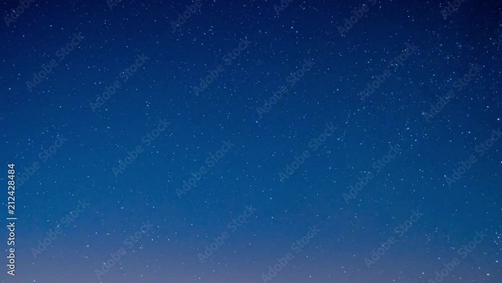 Starry night sky time lapse Starry night sky time lapse