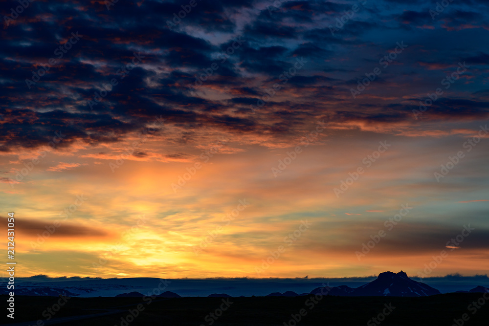 Obraz premium sunset on Iceland