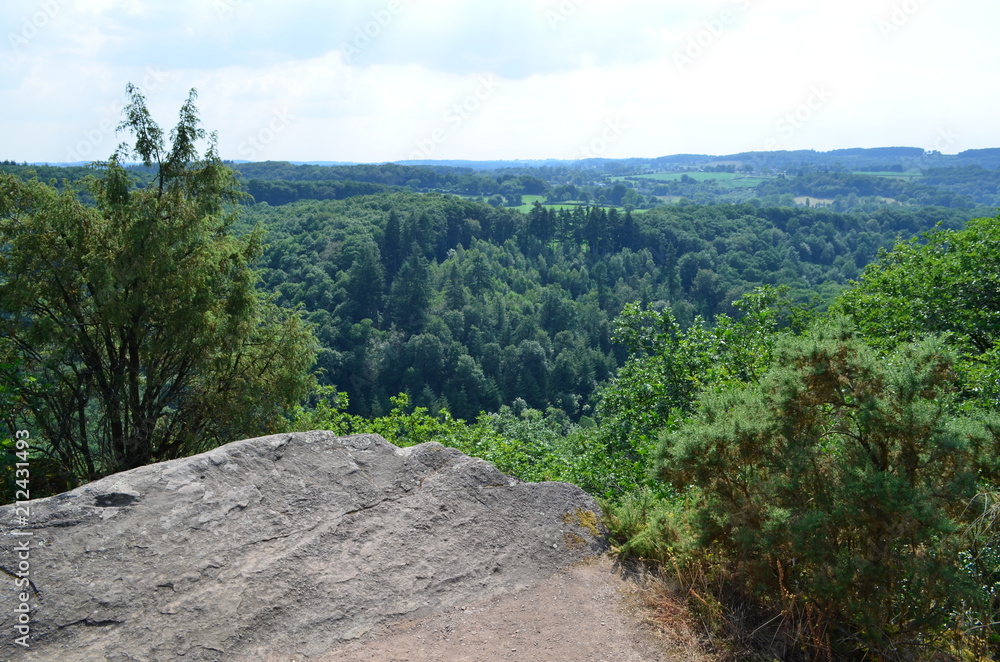 Fototapeta premium Site naturel de la Roche d'Oëtre (Orne - Normandie - France)
