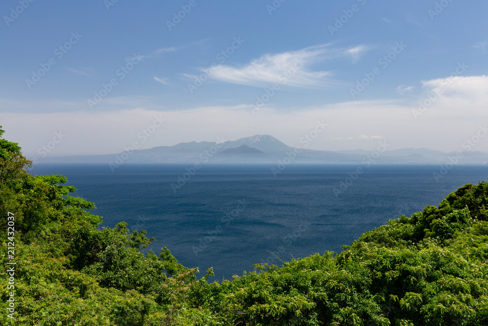 地蔵崎からの眺望 -大山を望む-