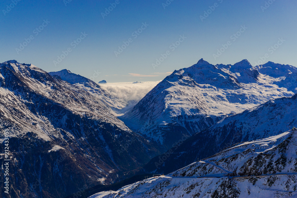 Obraz premium winter mountain landscape