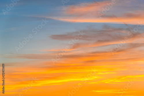 sunset sky with clouds © Ivanica