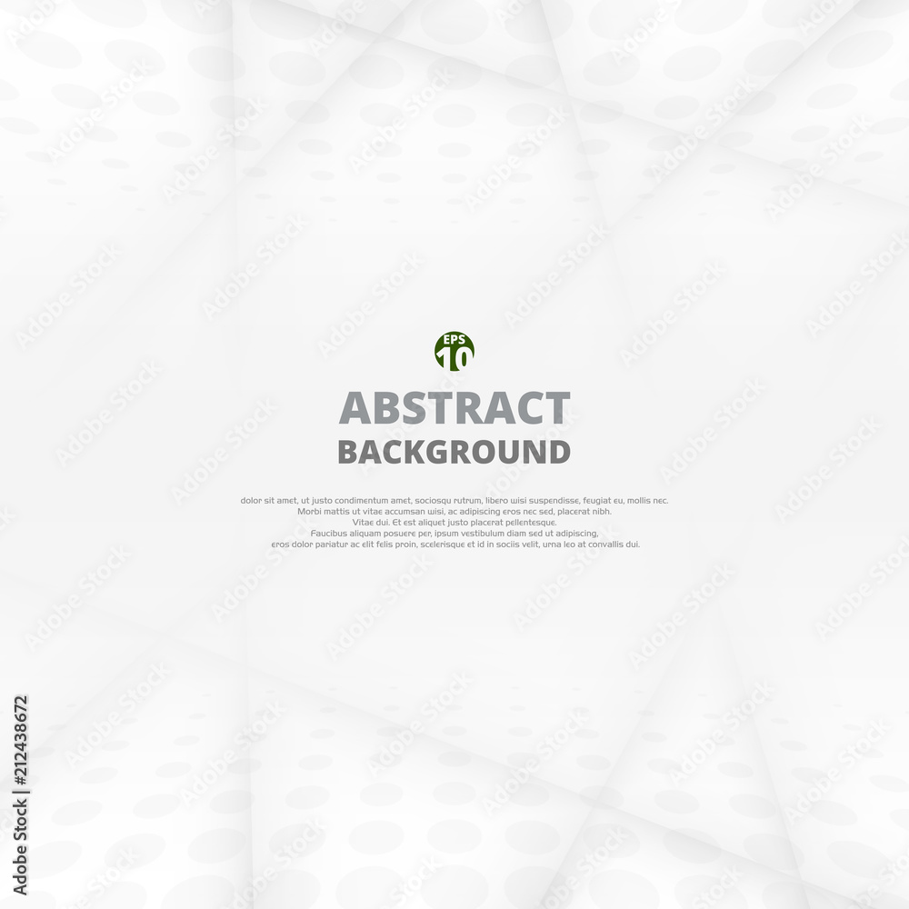 Obraz premium Abstract of soft gray gradient geometric pattern background.