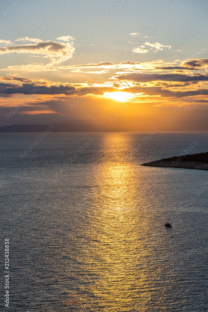 Naklejka premium Landscape at the sea