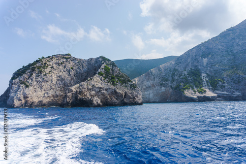 Sea landscape in Zakynthos island, Greece