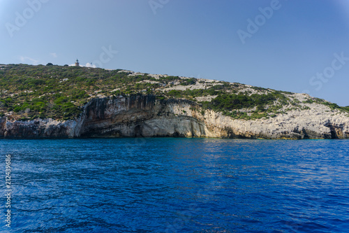 Sea landscape in Zakynthos island, Greece