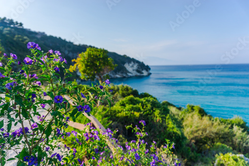 Sea landscape in Zakynthos island, Greece