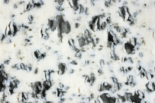 Danish blue cheese texture or background. Close up