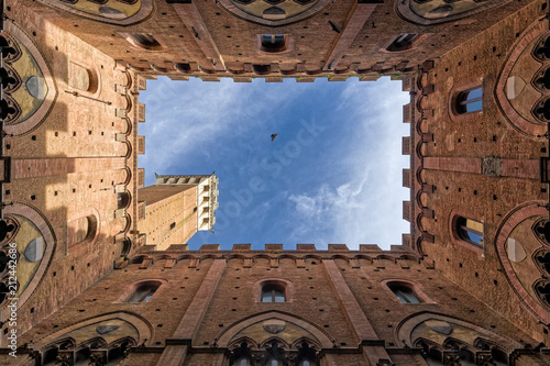 Obraz na płótnie Torre del Mangia w salonie