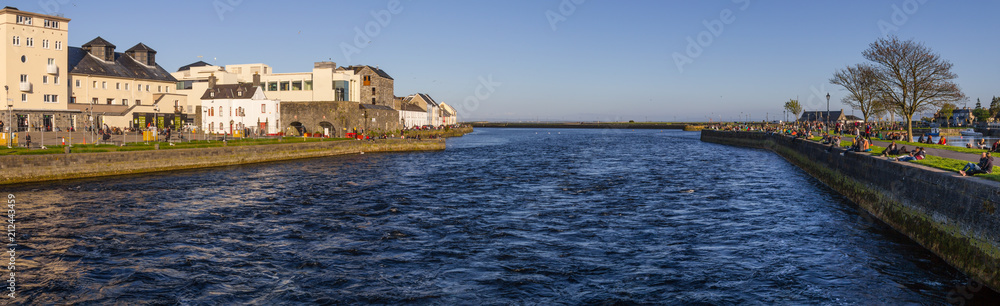 Buildings in Corrib river