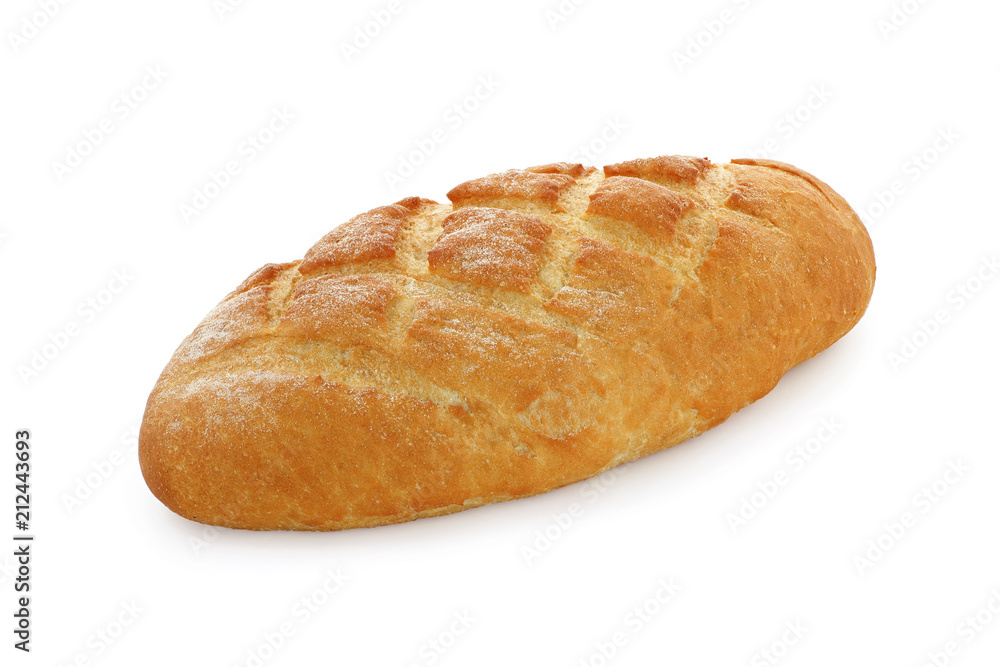 white bread isolated on white background white bread isolated on white background