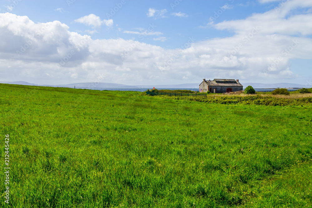 Abandoned house in Ballyloughane Beach Abandoned house in Ballyloughane Beach