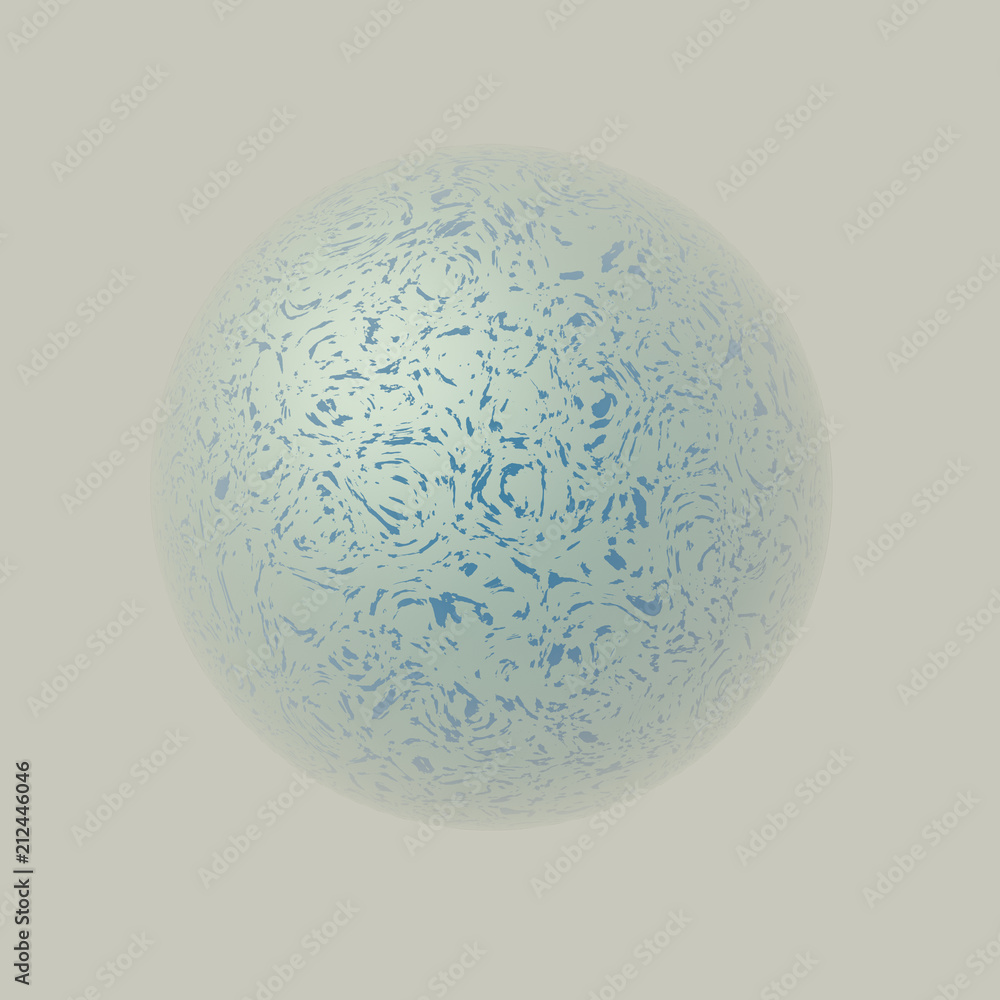 Turquoise noise textures. Sphere on beige background. 3d render. Illustration. Turquoise noise textures. Sphere on beige background. 3d render. Illustration.