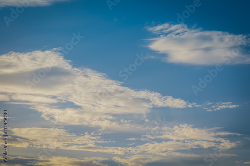 Blue sky with clouds © AnnaPa