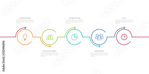 Infographic template for business, education, web design, banners, brochures, flyers, diagram, workflow, timeline. Vector illustration.
