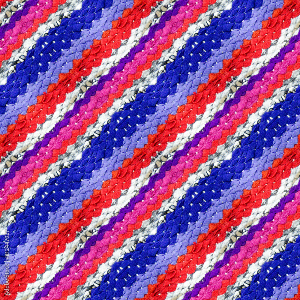 Obraz premium Seamless pattern of traditional bright towel
