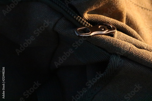 lock on a backpack