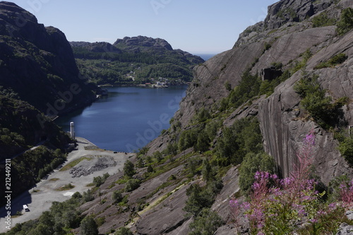 In den Bergen oberhalb des Jossingfjord, Norwegen