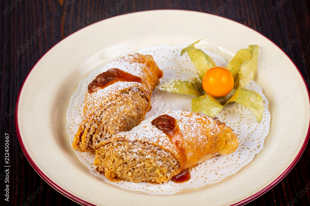 Baklava dessert with nuts Baklava dessert with nuts