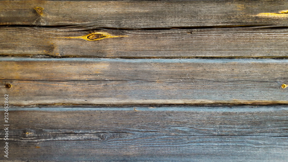 Fototapeta premium Grunge old weathered wood background.