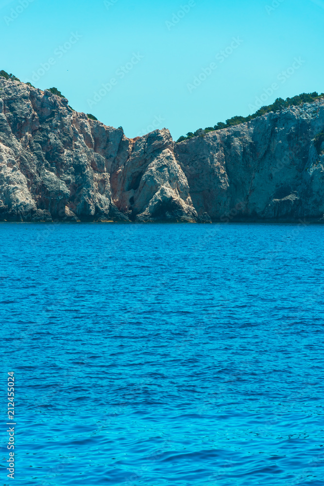 Sea landscape in Lefkada , Greece