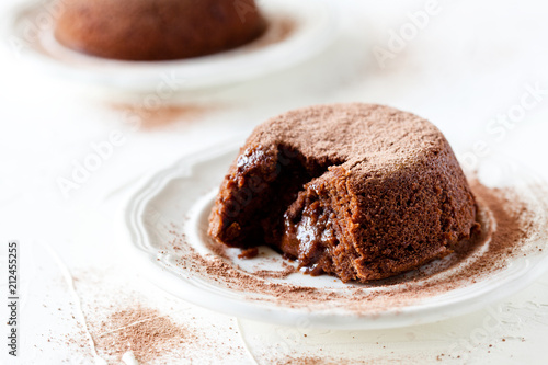 Couple Of Chocolate Mud Cakes photo