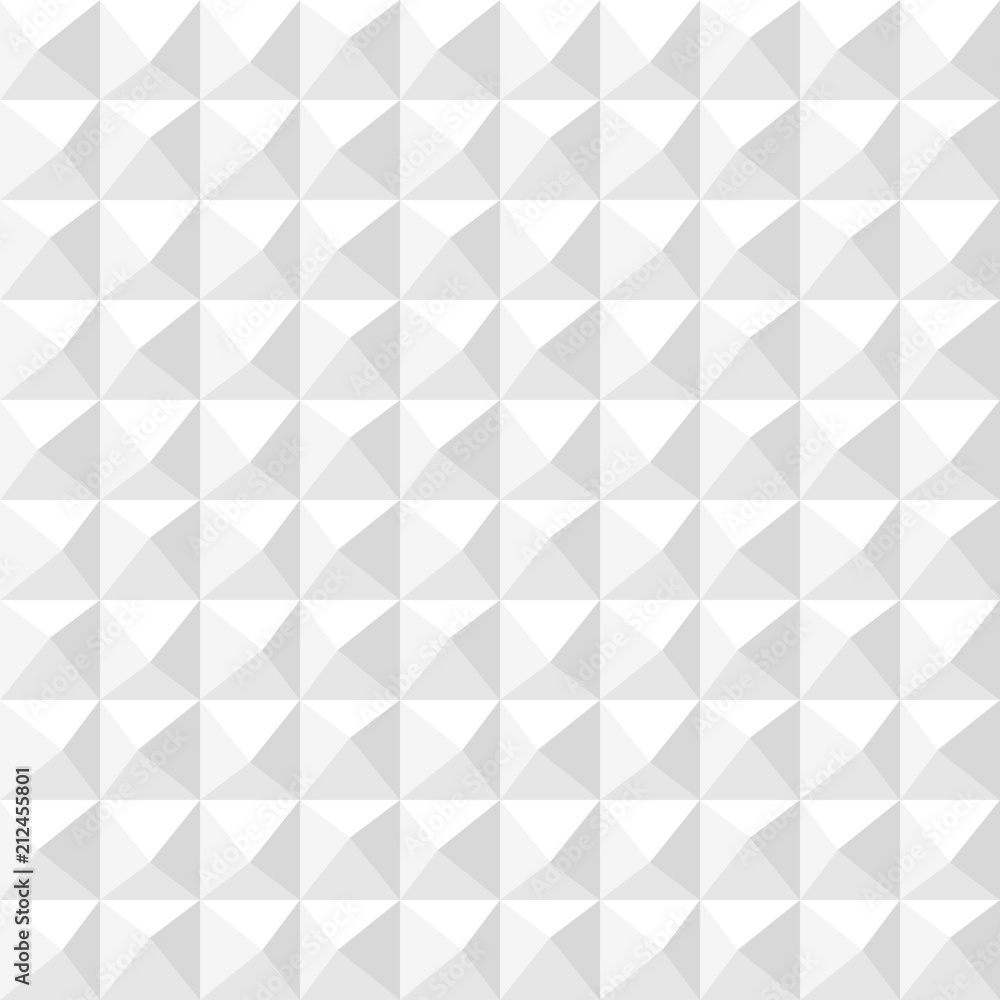 Fototapeta premium White geometric circular abstract seamless pattern backgroundBasic RGB