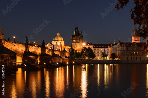 Charles Bridge after the Sunset