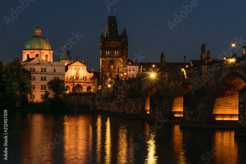 Charles Bridge after the Sunset