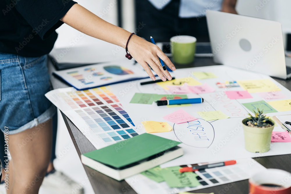 brain storm creativity ideas concept with paper stuff on working table desk office background brain storm creativity ideas concept with paper stuff on working table desk office background