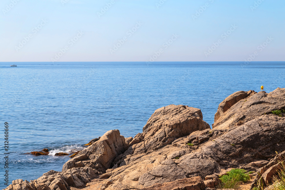 Mediterranean sea landscape. Costa Brava, Spain.
