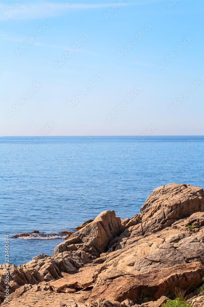Mediterranean sea landscape. Costa Brava, Spain.