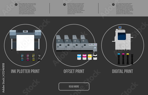Vector print illustration