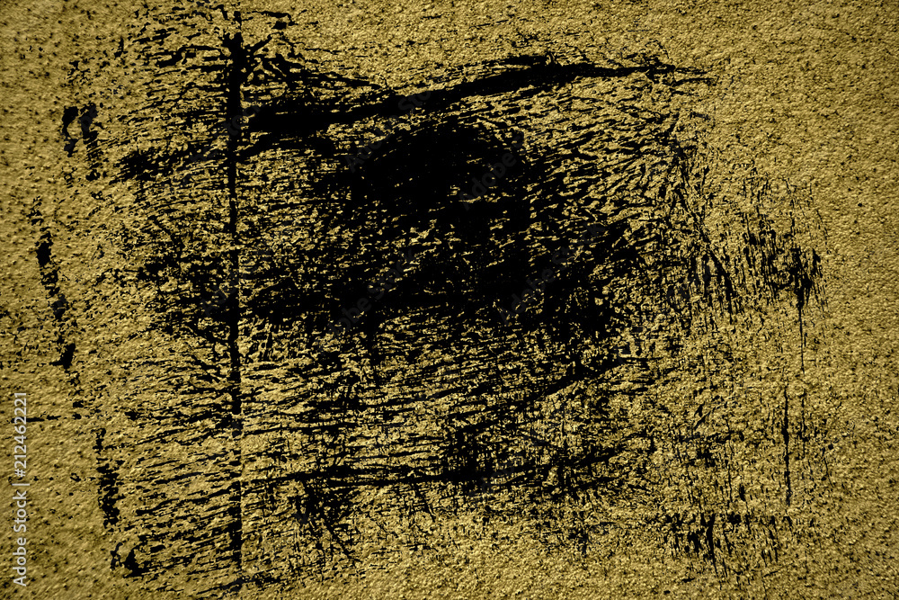 Fototapeta premium Grunge Ultra yellow Concrete cement texture, stone surface, rock background