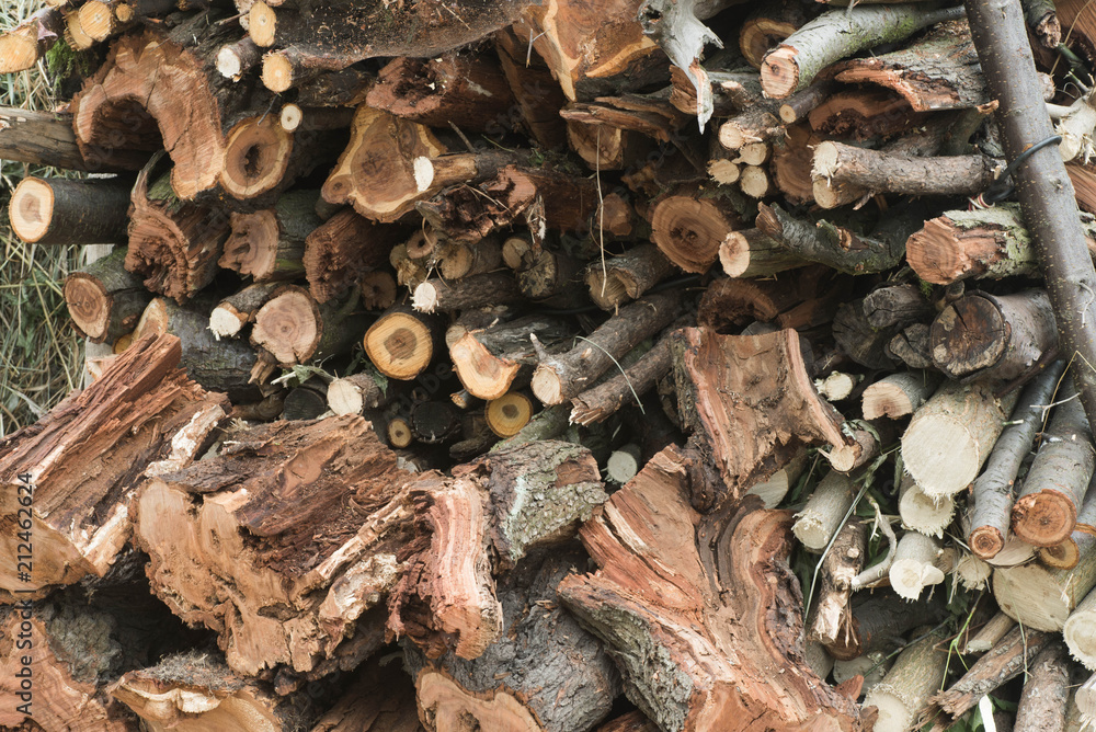 pile of firewood pile of firewood