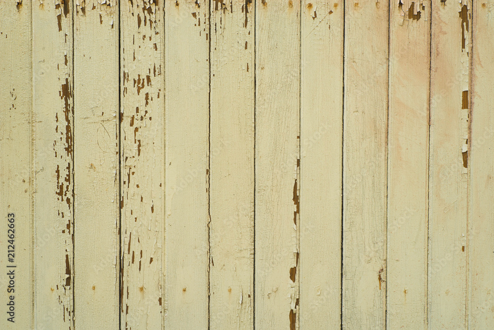 old obsolete yellow painted planks wall background texture old obsolete yellow painted planks wall background texture
