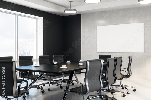 monochome style conference room photo