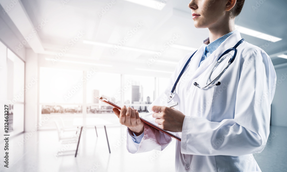 Medical industry concept by means of successful doctor Medical industry concept by means of successful doctor