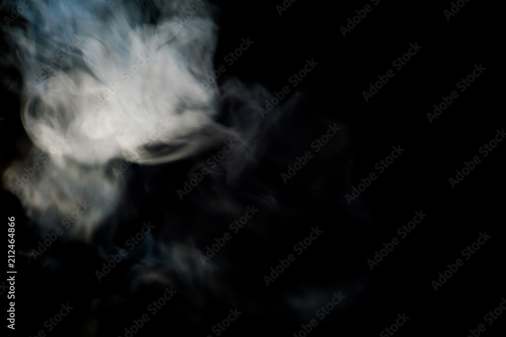 Steam in the dark room Steam in the dark room