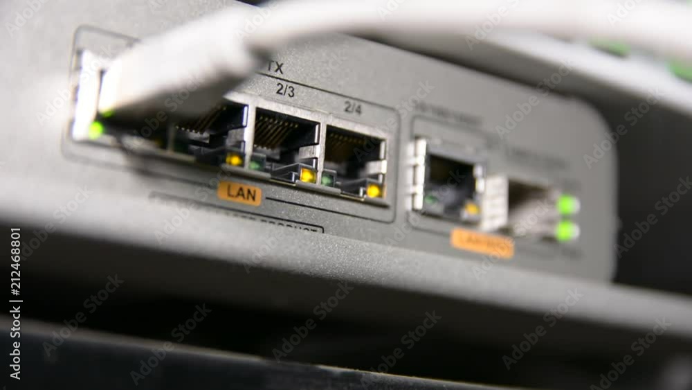 Working sensors on electricity. ethernet supply. ethernet cables Working sensors on electricity. ethernet supply. ethernet cables