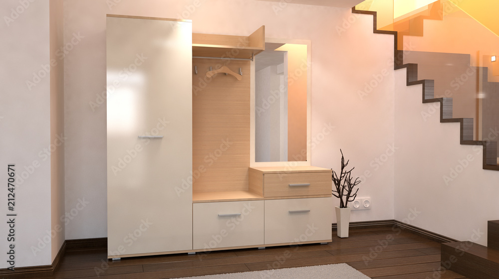 Fototapeta premium Hallway furniture - interior 