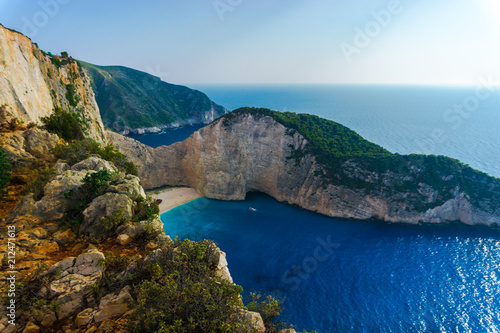 Amazing Navagio beach, Greece © Ivanica