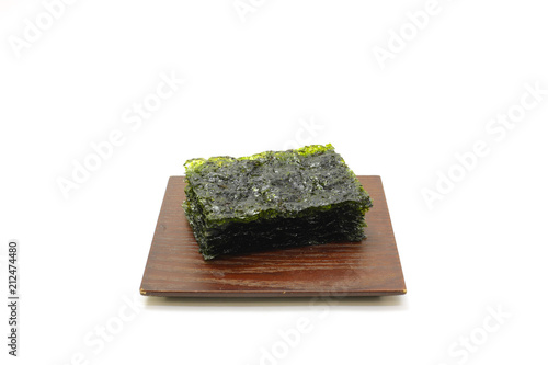 Nori Seaweed isolated on white background
