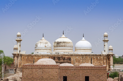 Abbasi Jamia mosque near Derawar Fort Bahawalpur Pakistan photo