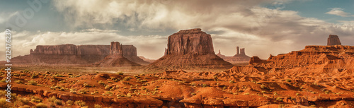 Obraz na plátně Landscape of Monument valley. USA.
