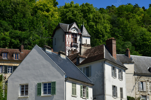 La Roche Guyon, France - june 27 2018 : the village photo